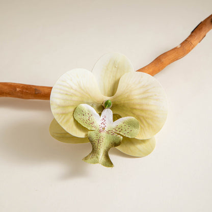 Bohemian Garden-Style Butterfly Orchid Hair Clip - Sweet Side Hairpin for Women