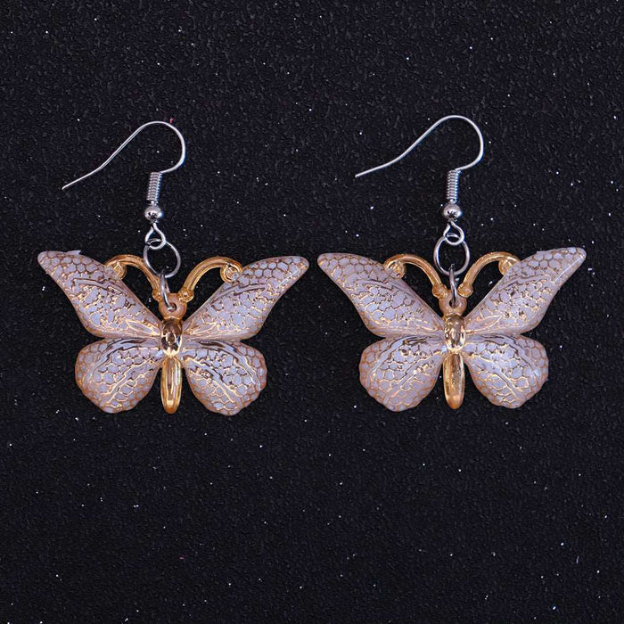 Colorful butterfly earrings