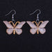 Colorful butterfly earrings