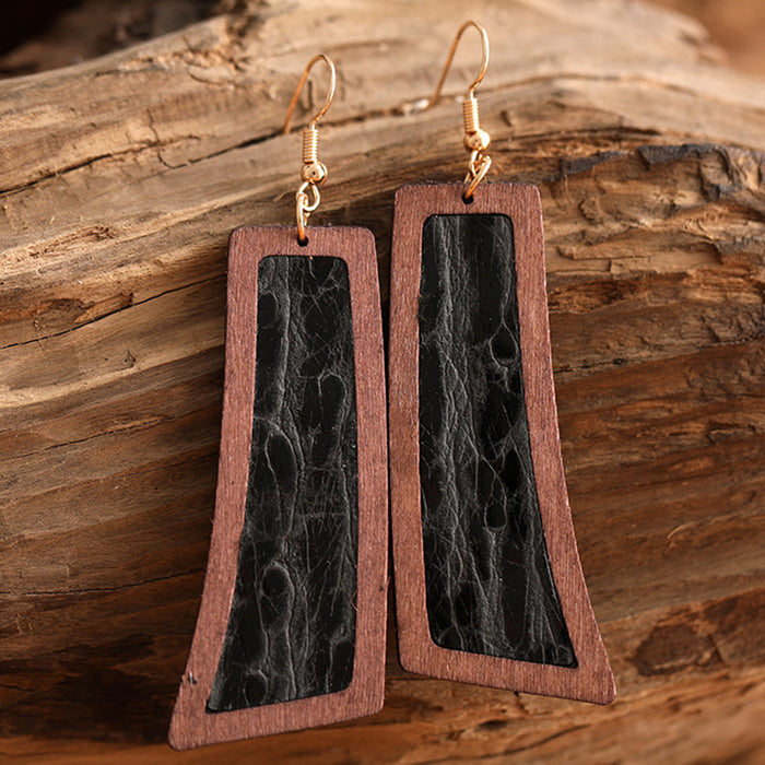 Bohemian Wooden Earrings