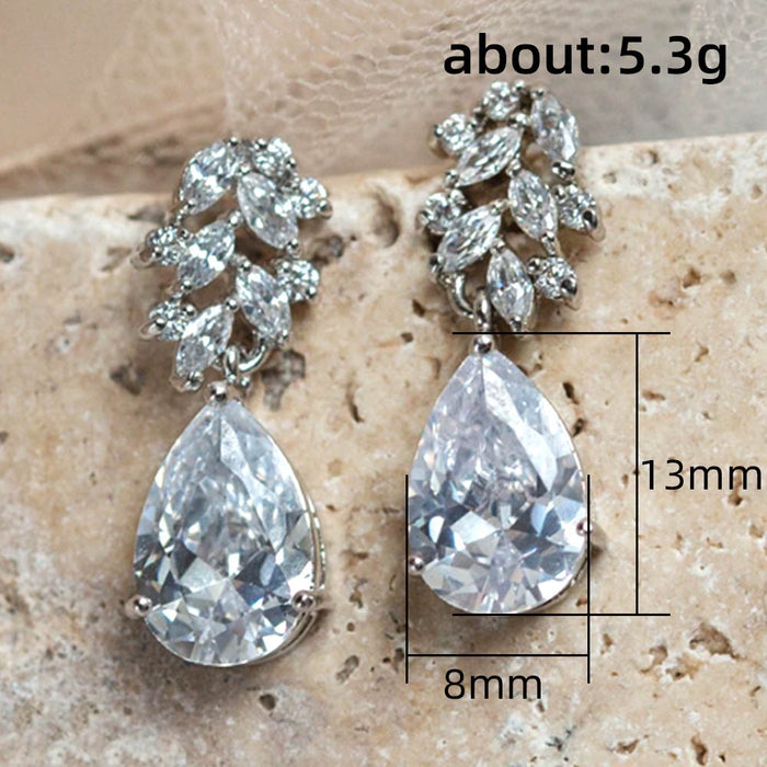 Pendientes de hojas para mujer estilo bosque pendientes super brillantes