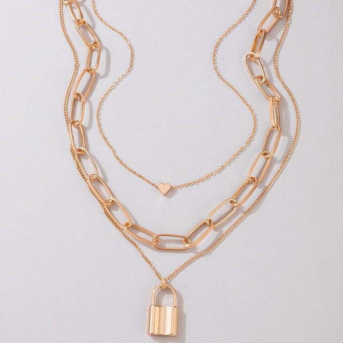 2021 Fall Punk Style Necklace - Single Layer Metal Chain Trendy Design