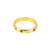 Wholesale metallic colored diamond fish scale rainbow rings - wallojewerly 