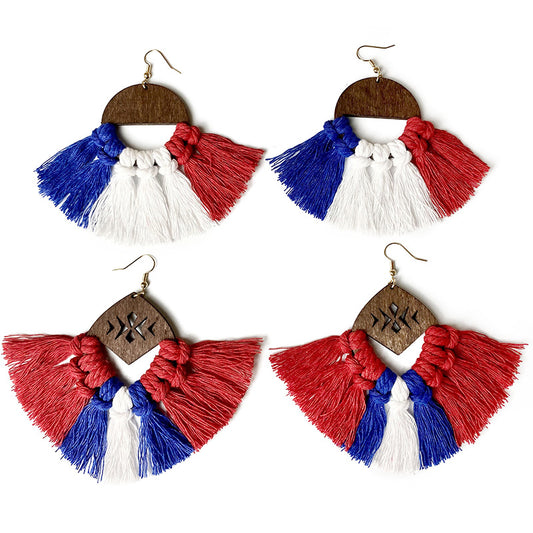 Pendientes de borlas bohemios para un look elegante