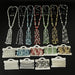 Wholesale glass pearl tassel necklace, bracelet, and earring sets - wallojewerly 