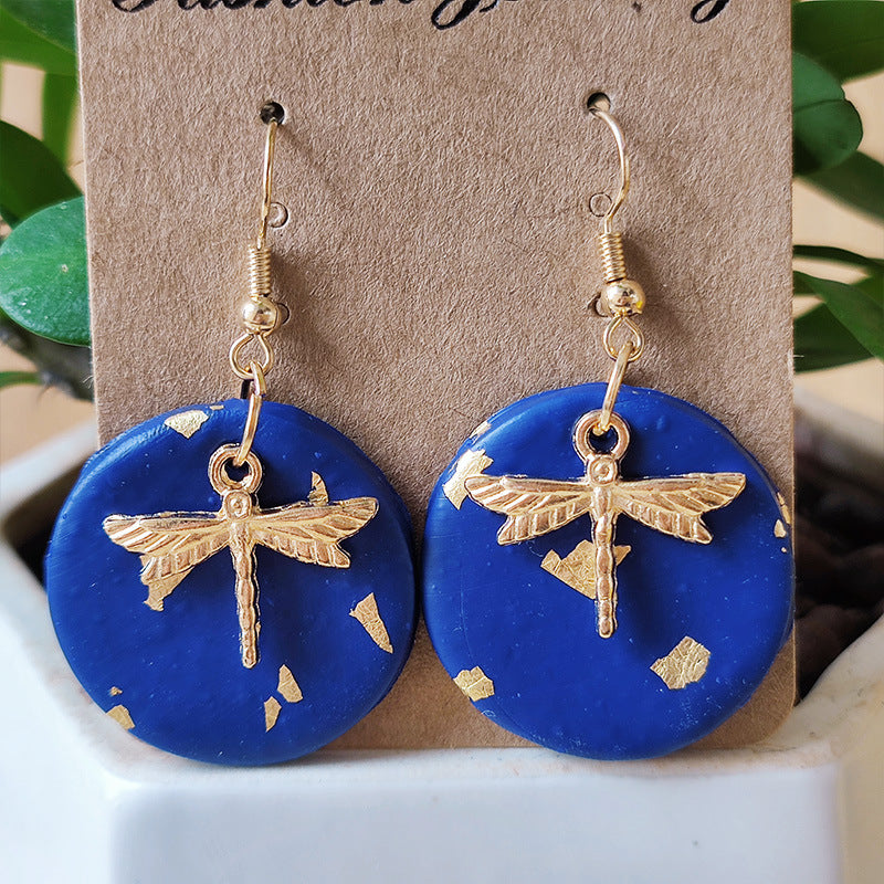 Trendy Clay Earrings - Popular Western Style, Perfect for Students