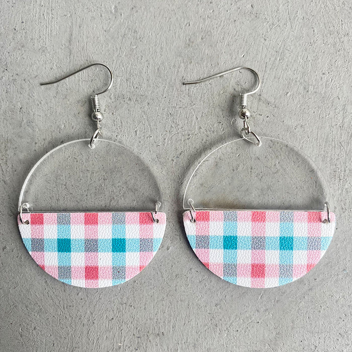 Acrylic translucent earrings