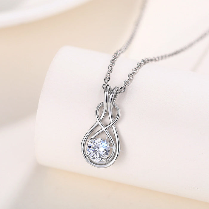 Cross Line Pendant Necklace