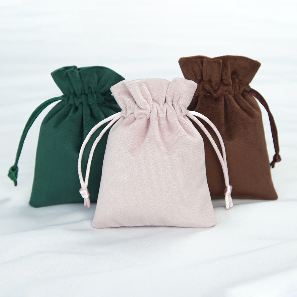 Drawstring jewelry velvet bags - wallojewerly 