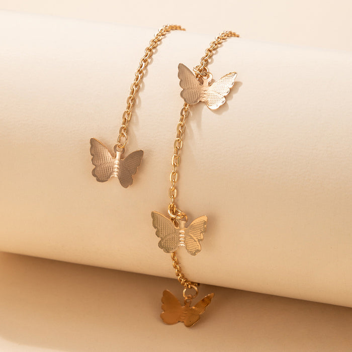 Simple Butterfly Chain Bracelet - Bohemian Animal Jewelry for Women