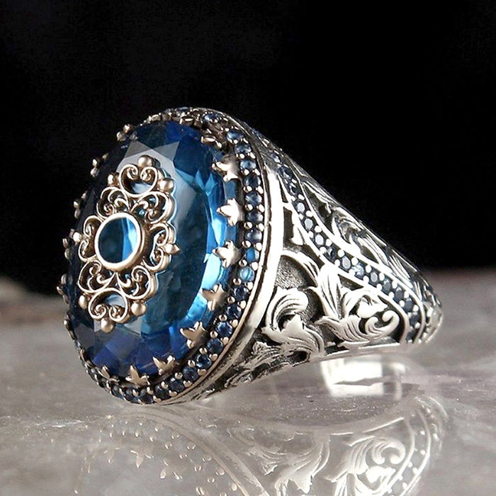 Bohemian retro ethnic style ring for women