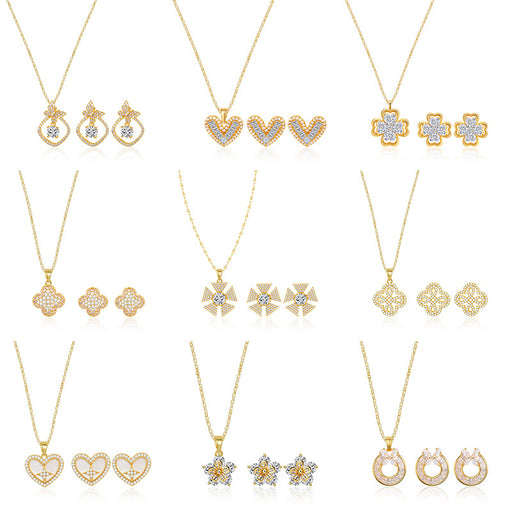 Wholesale copper-plated gold sets - wallojewerly 