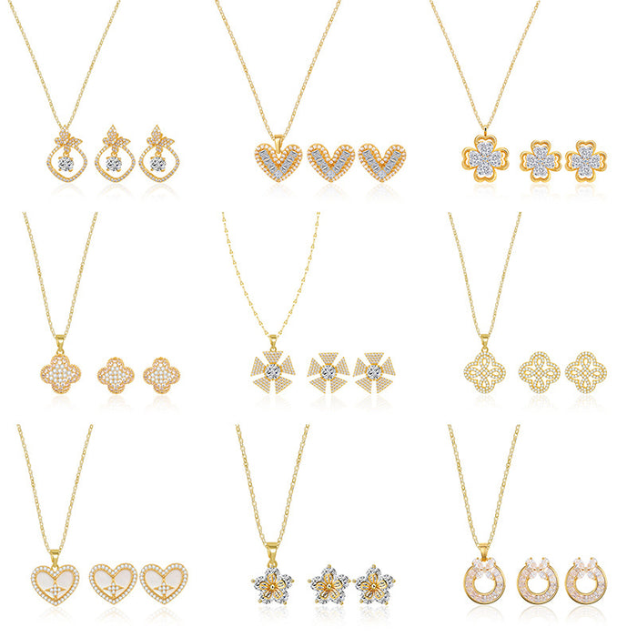 Wholesale copper-plated gold sets - wallojewerly 