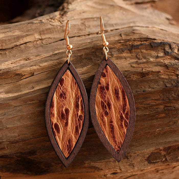 Bohemian Wooden Earrings