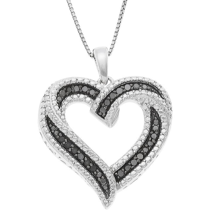 Irregular heart-shaped love pendant contrasting peach heart necklace