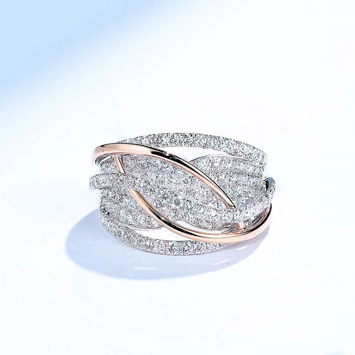 Line wrapped index finger ring beautiful fairy design