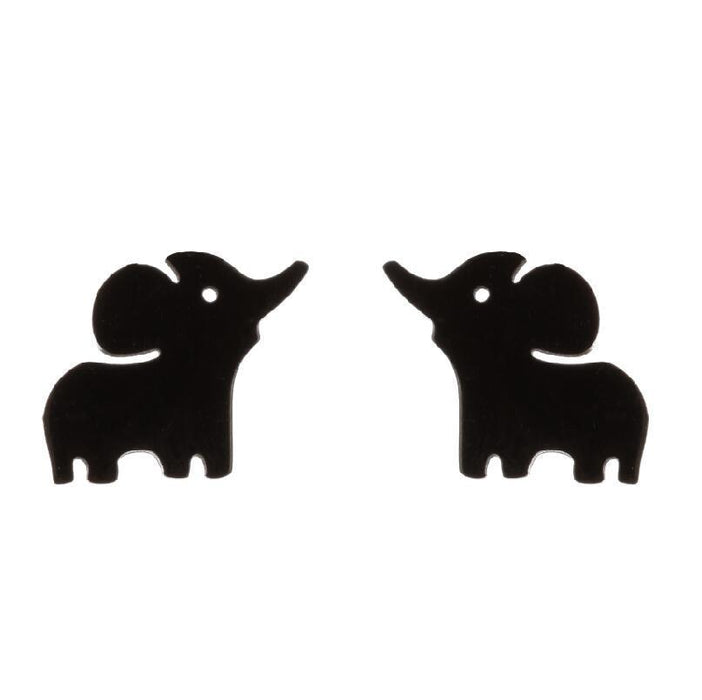 Elephant Stainless Steel Earrings - Cute and Playful Animal Jewelry