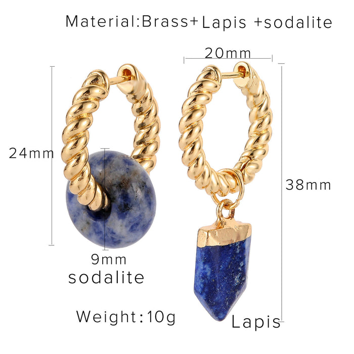 Pendientes de aro en forma de C con incrustaciones de circonitas y doble perla de acero inoxidable chapado en oro de 18 quilates de estilo europeo: joyería de moda para mujeres