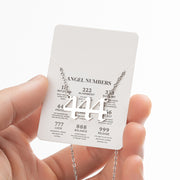 Angel Number Sweater Chain, Vintage 000-999 Stainless Steel Pendant Necklace Wholesale - wallojewerly 