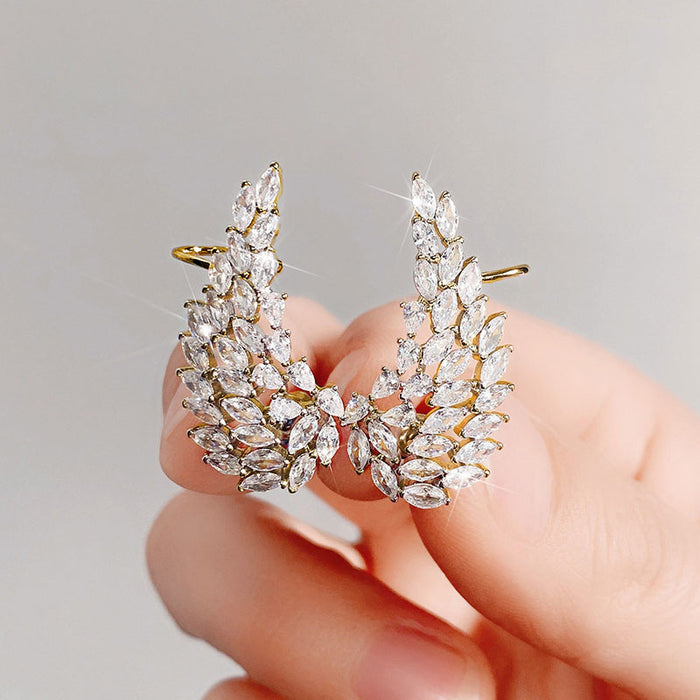 Angel Wings Diamond Earrings