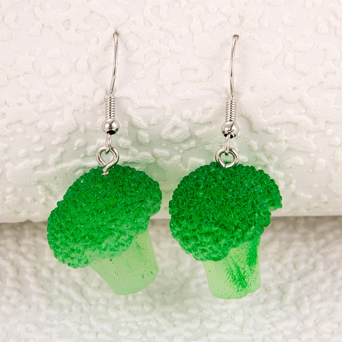 Fun resin fruit earrings cute healthy earrings