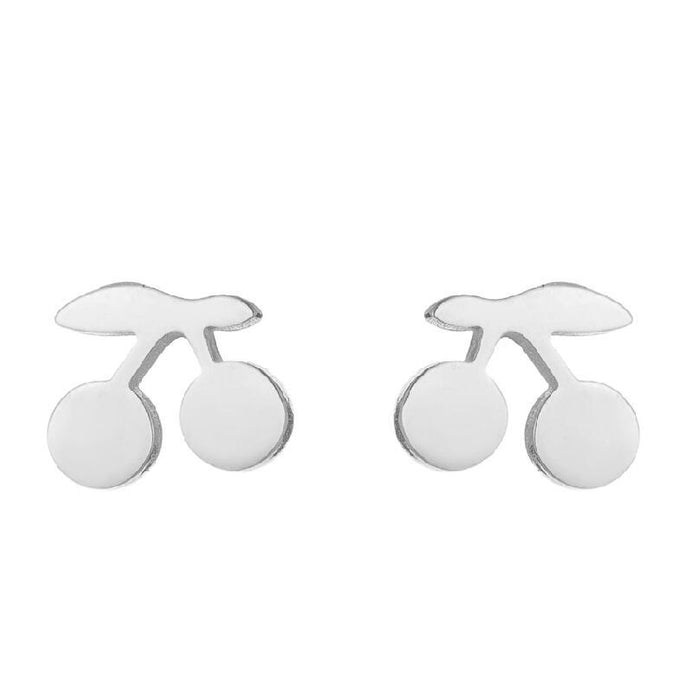 Cat, bird, butterfly earrings, cross-border new stainless steel small animal asymmetrical spaceship earrings wholesale