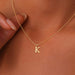 Gold alloy 26 English letter necklace