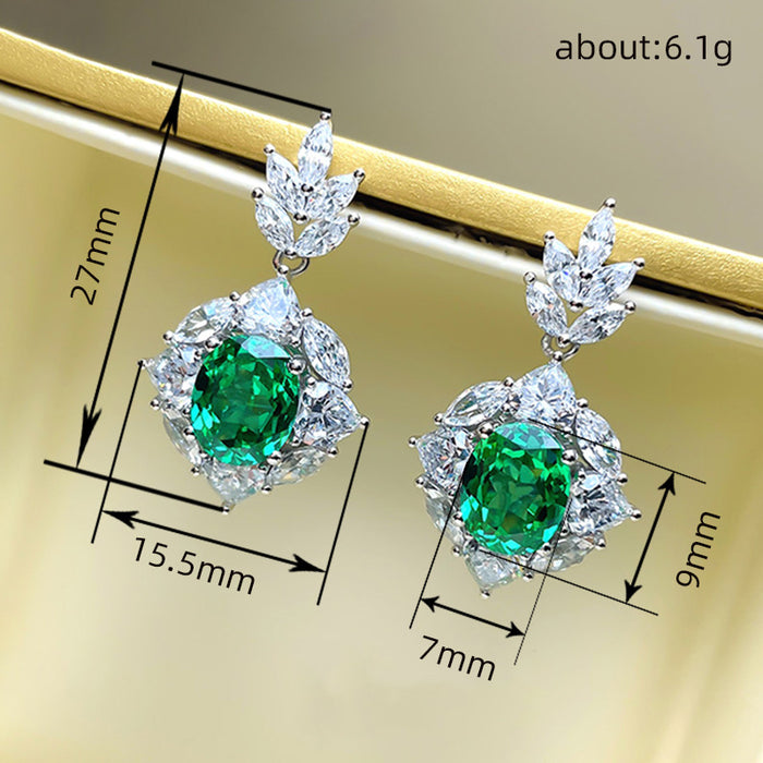 Vintage floral earrings