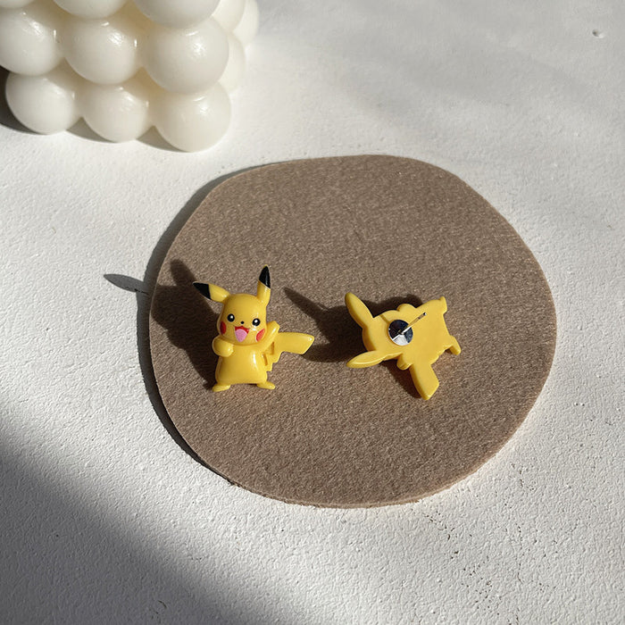 Pikachu earrings Korean cute cute earrings