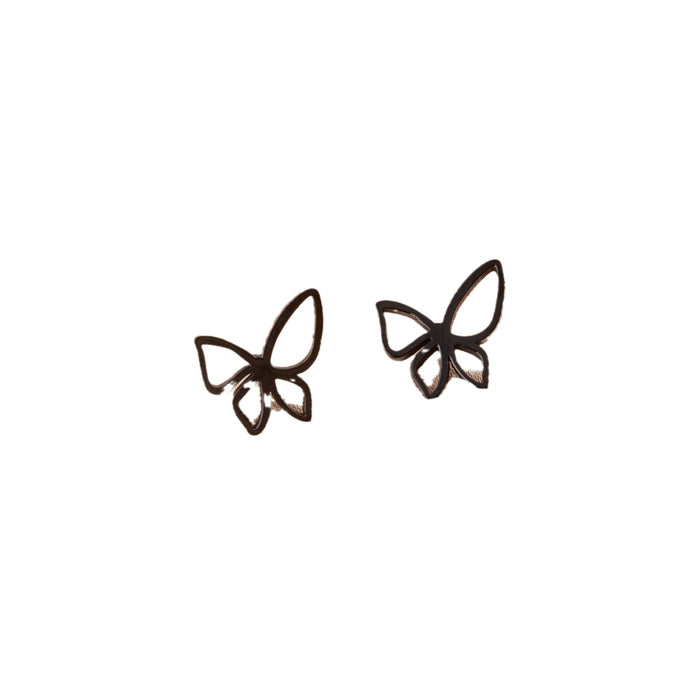 Hollow Butterfly Stainless Steel Stud Earrings - Delicate and Elegant Jewelry