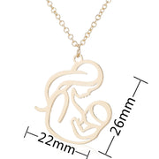 Parent-child necklace, Thanksgiving family Mother's Day gift Yiwu ethnic style cartoon pendant accessories - wallojewerly 