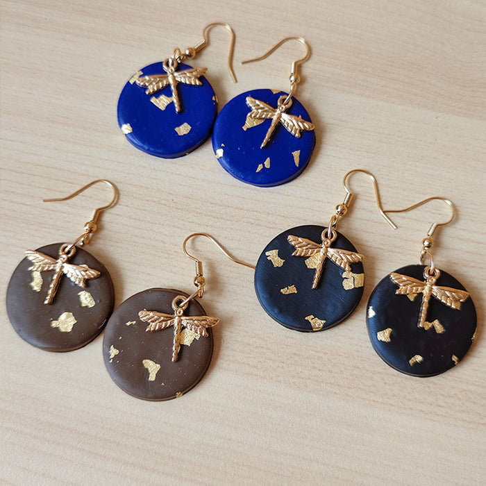 Trendy Clay Earrings - Popular Western Style, Perfect for Students