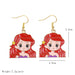 Cartoon Princess Earrings - wallojewerly 