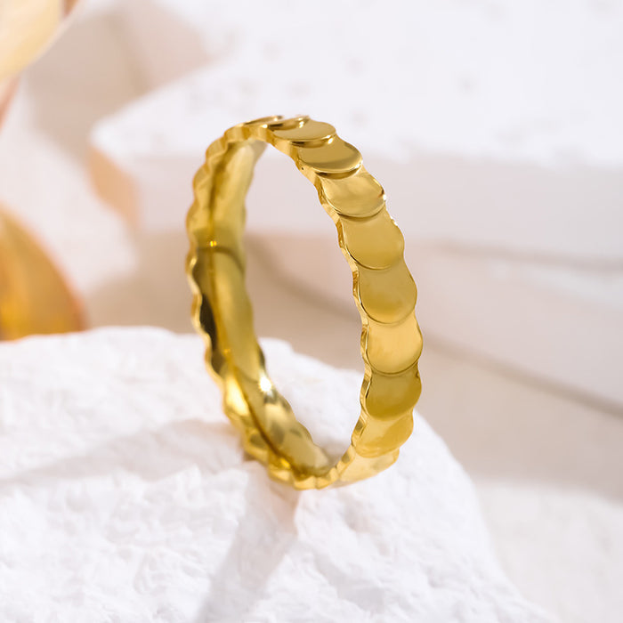Wholesale non-fading stainless steel and titanium steel rings