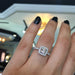 Love heart ring personality couple style - wallojewerly 