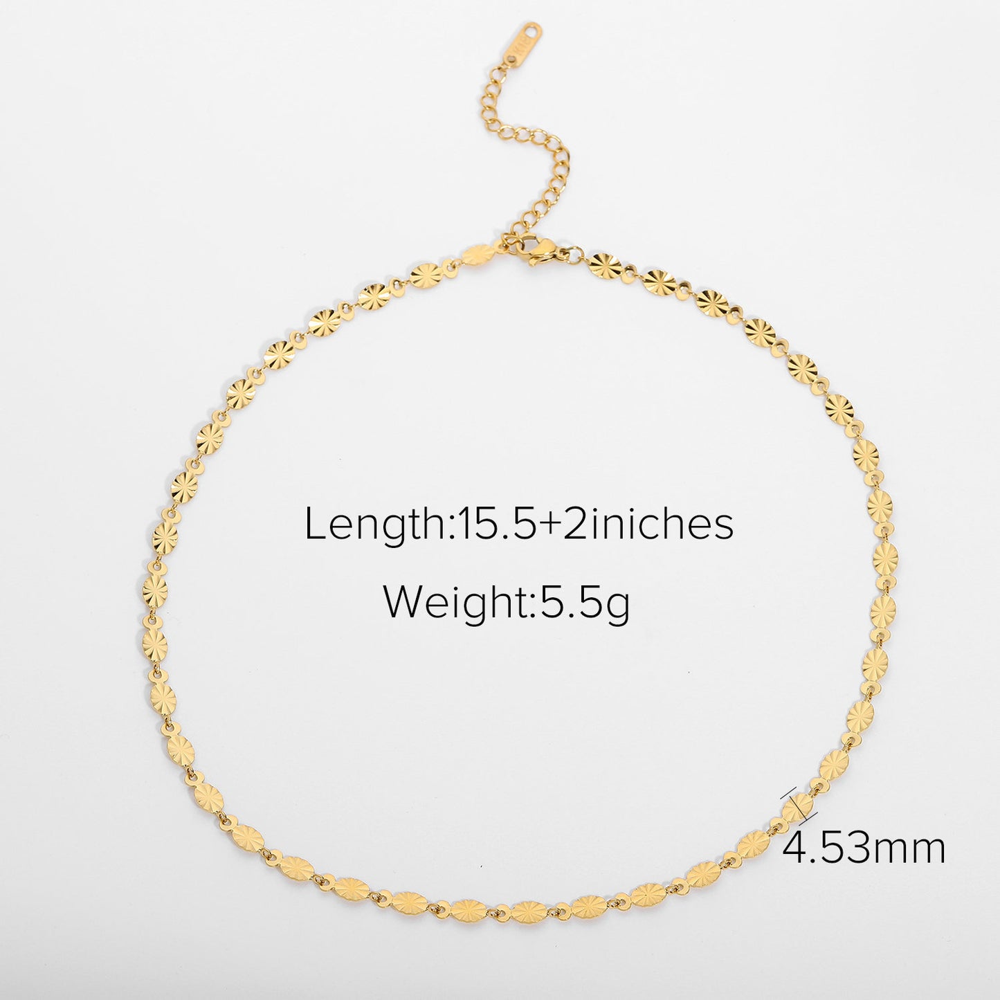 Gold-Plated Layered Necklace with Minimalist Design - Women's Fashion Choker