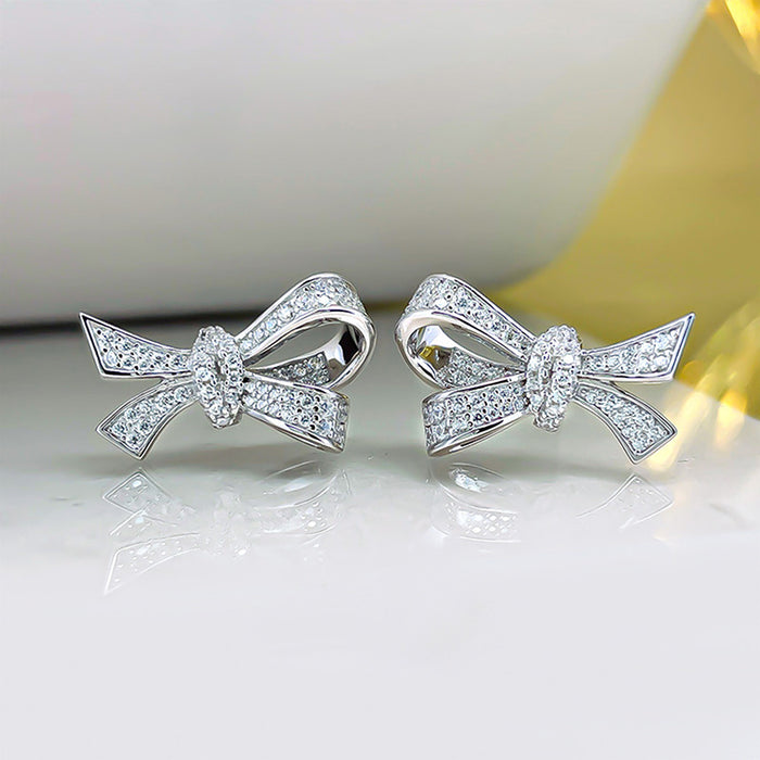 Bow Earrings Fashion Personality Business Earrings