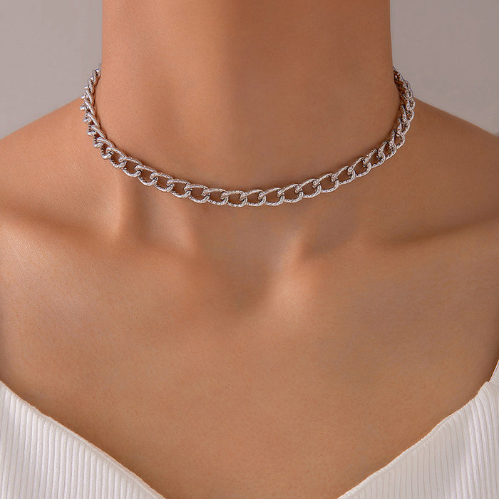 Minimalist Pearl Chain Necklace - Elegant Fashionable Jewelry for Women