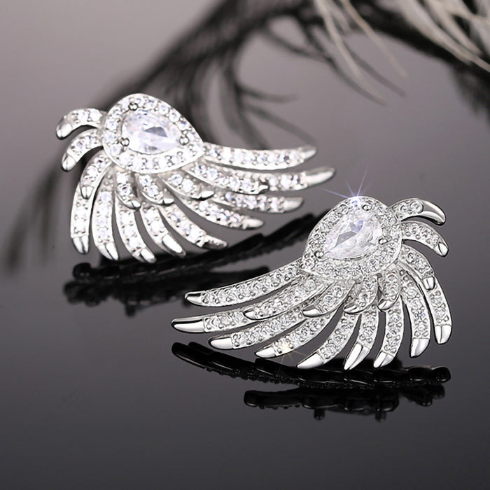 Angel Wings Earrings Feather Japanese and Korean Style Earrings