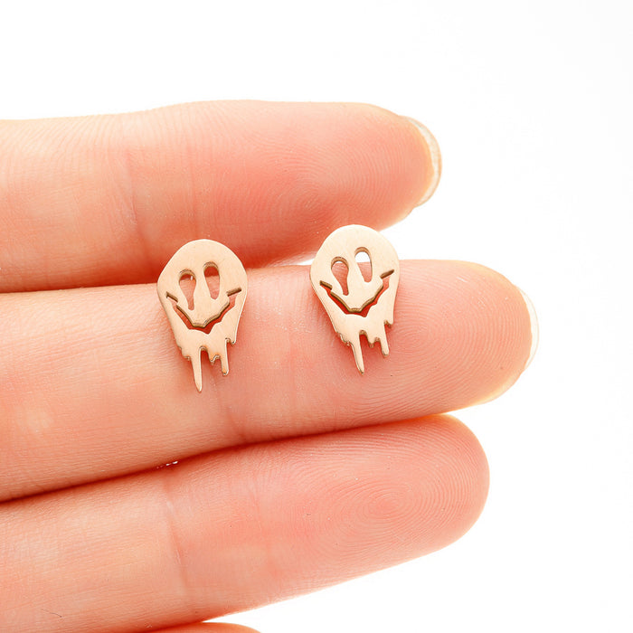 Horse Head Stainless Steel Stud Earrings - Unique and Stylish Animal Jewelry