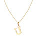 Gold alloy 26 English letter necklace - wallojewerly 