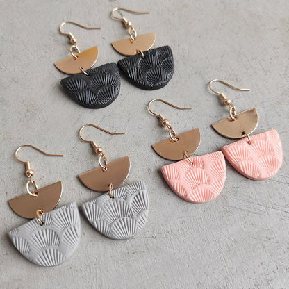 Handmade Soft Clay Earrings - Unique and Trendy, Perfect for Students