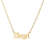 Angel Number Sweater Chain, Vintage 000-999 Stainless Steel Pendant Necklace Wholesale - wallojewerly 