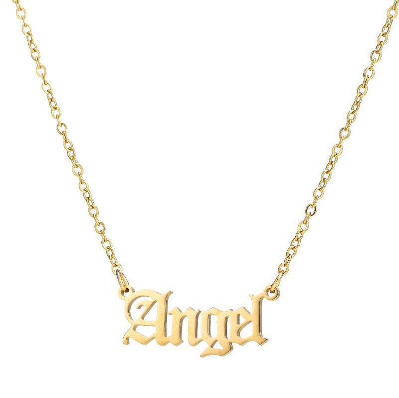 Angel Number Sweater Chain, Vintage 000-999 Stainless Steel Pendant Necklace Wholesale - wallojewerly 