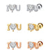 Earrings Stainless Steel 6G Personality Ear Bone Stud Female Small Earrings - wallojewerly 