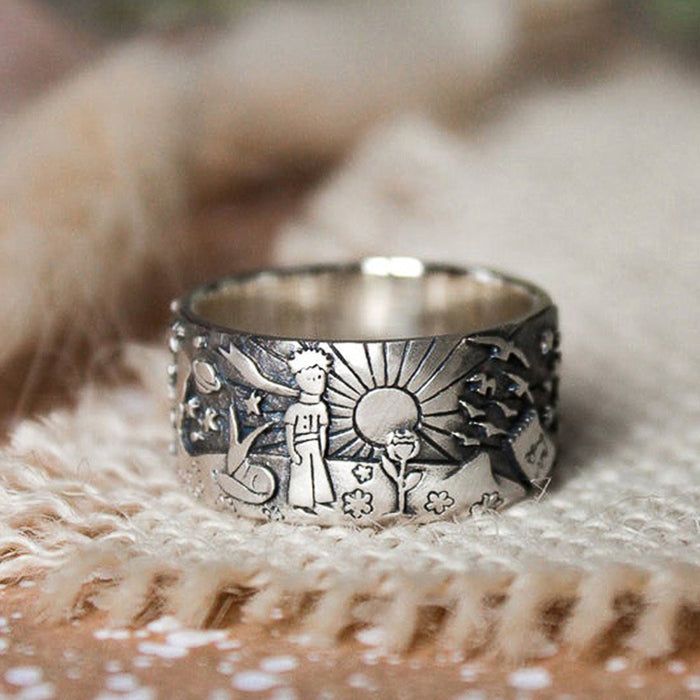 Little Fox Planet Ring Vintage Morgan Women's Ring