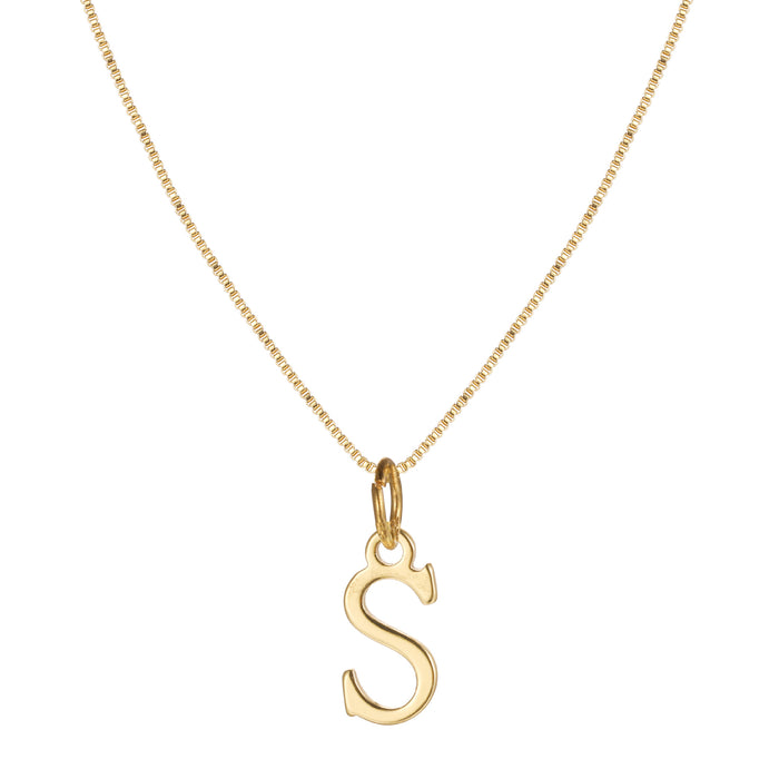 Gold alloy 26 English letter necklace - wallojewerly 