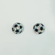 Acrylic Football Baseball Soccer Softball Volleyball Earrings - wallojewerly 