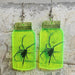 Halloween Ghost Fluorescent Acrylic Horror Earrings - wallojewerly 