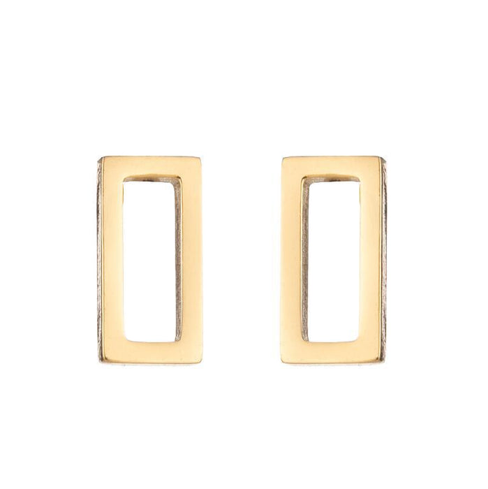 Love earrings, Amazon fashion new ins geometric one-week earrings triangle round square simple